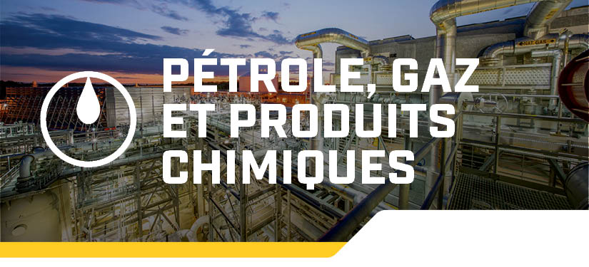 Pétrole, gaz et produits chimiques